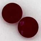 1.95 Carat Round Natural Red Ruby