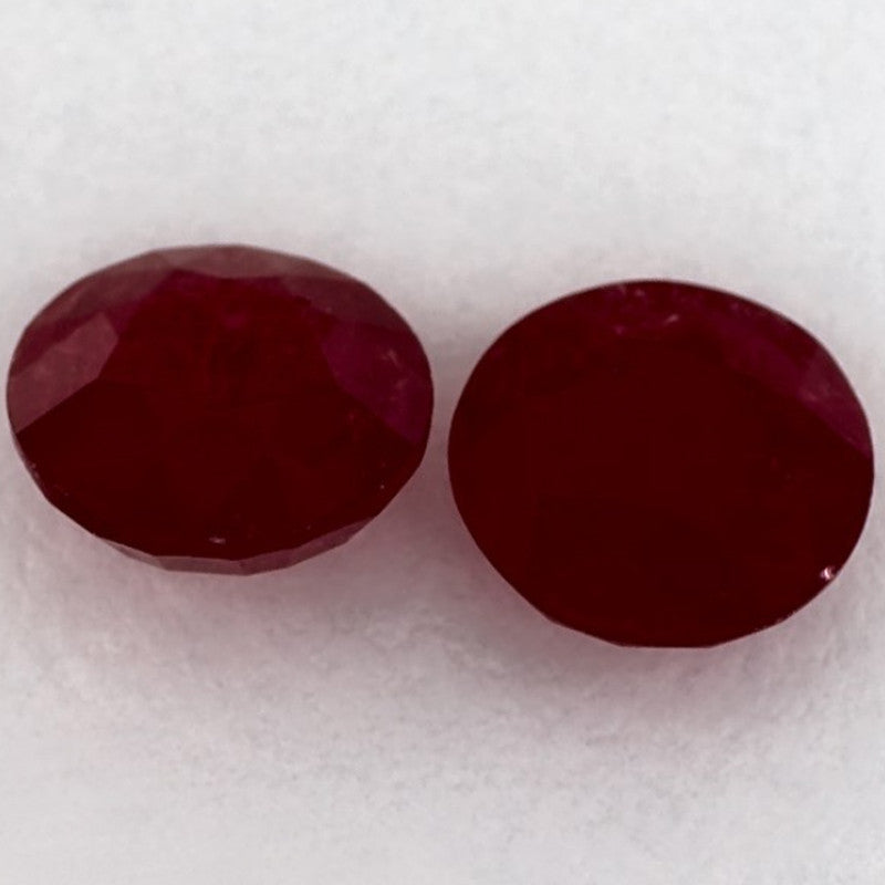 1.95 Carat Round Natural Red Ruby