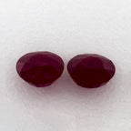 2.16 Total Carat Weight Round Natural Red Ruby