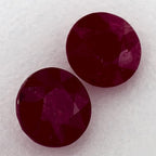 2.20 Carat Round Natural Red Ruby