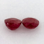 2.29 Total Carat Weight Round Natural Red Ruby