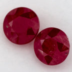 2.51 Carat Round Natural Red Ruby