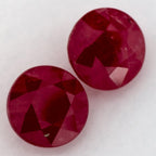 2.51 Carat Round Natural Red Ruby