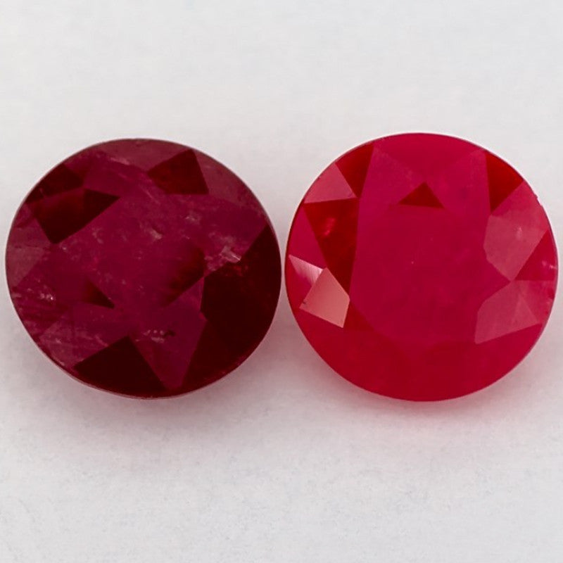 2.53 Carat Round Natural Red Ruby