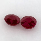 2.59 Total Carat Weight Round Natural Red Ruby