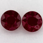 2.70 Carat Round Natural Red Ruby