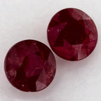 2.70 Carat Round Natural Red Ruby