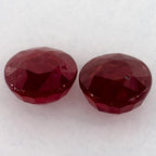 2.70 Carat Round Natural Red Ruby