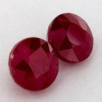 2.95 Carat Round Natural Red Ruby