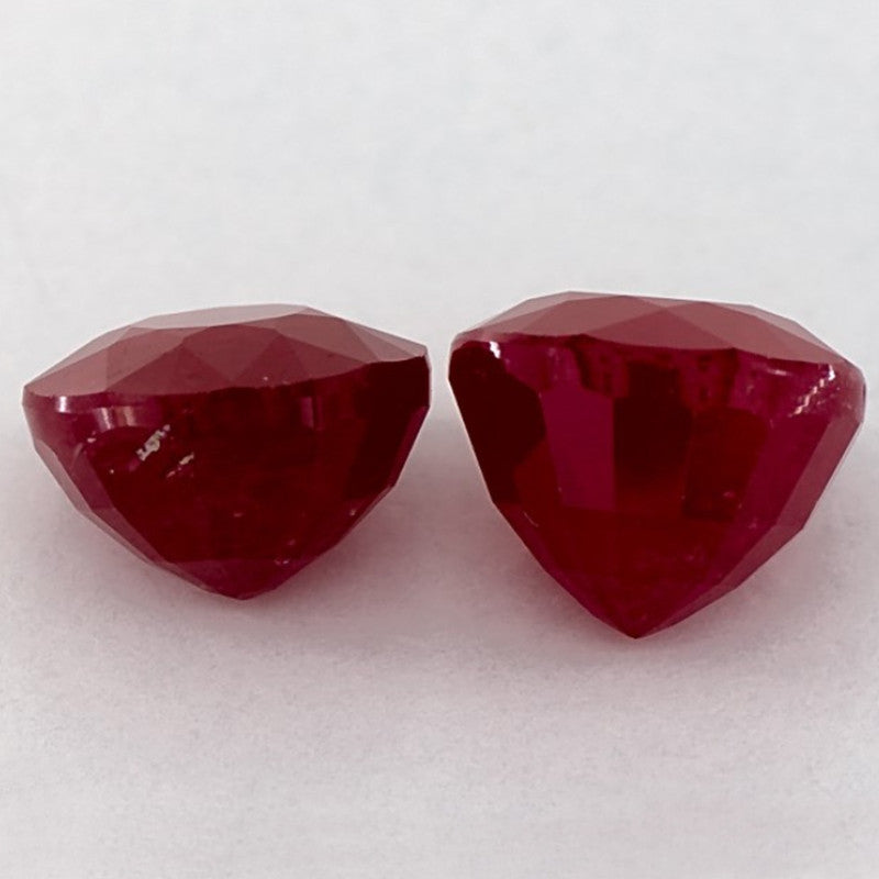 2.95 Carat Round Natural Red Ruby