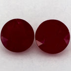 3.22 Carat Round Natural Red Ruby