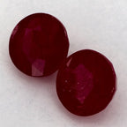 3.22 Carat Round Natural Red Ruby