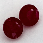 3.22 Carat Round Natural Red Ruby