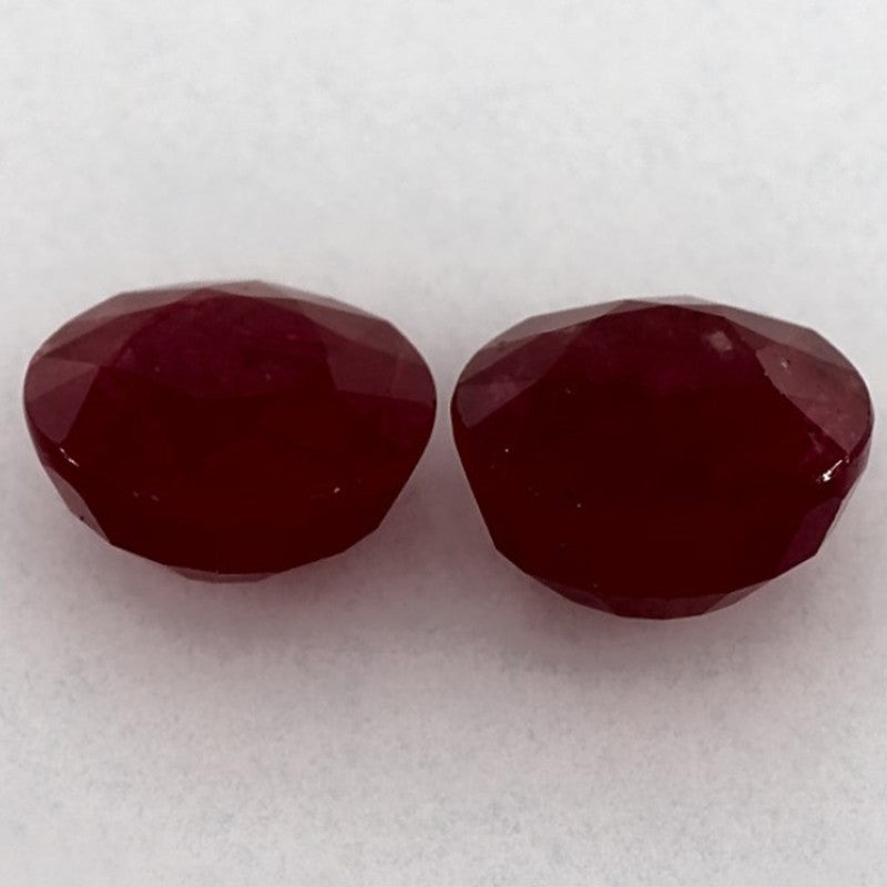 4.03 Carat Round Natural Red Ruby