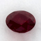 0.84 Carat Round Natural Red Ruby