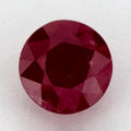 1.55 Carat Round Natural Red Ruby
