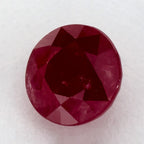 1.55 Carat Round Natural Red Ruby