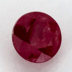 1.55 Carat Round Natural Red Ruby