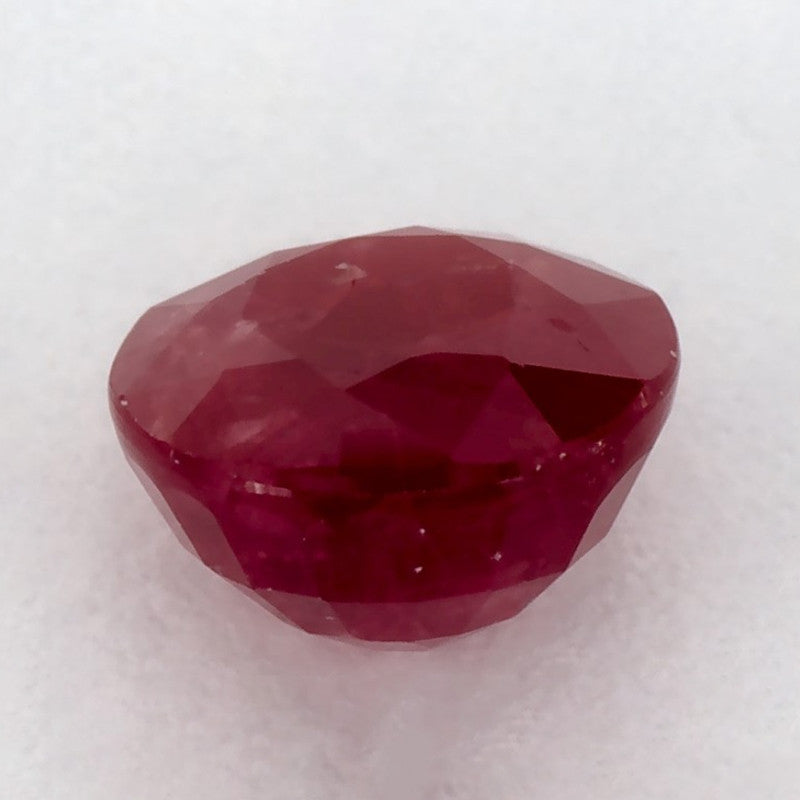 1.55 Carat Round Natural Red Ruby