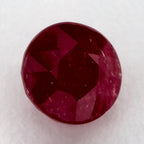 1.63 Carat Round Natural Red Ruby