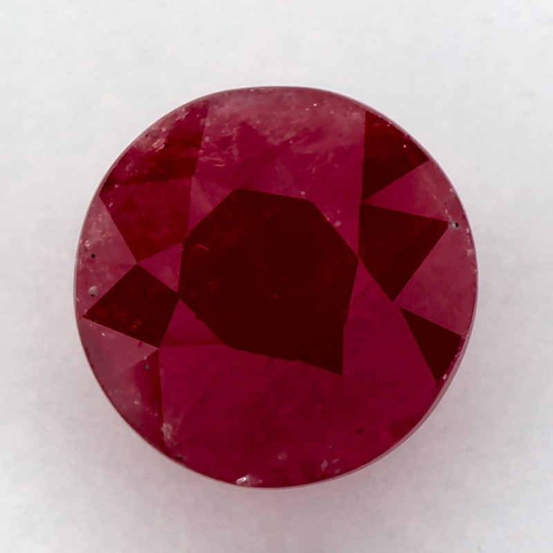 2.13 Carat Round Natural Red Ruby