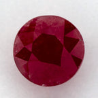 2.13 Carat Round Natural Red Ruby