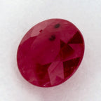 0.86 Carat Round Natural Red Ruby