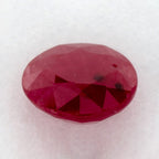 0.86 Carat Round Natural Red Ruby