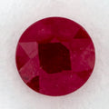 0.91 Carat Round Natural Red Ruby