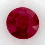 0.91 Carat Round Natural Red Ruby