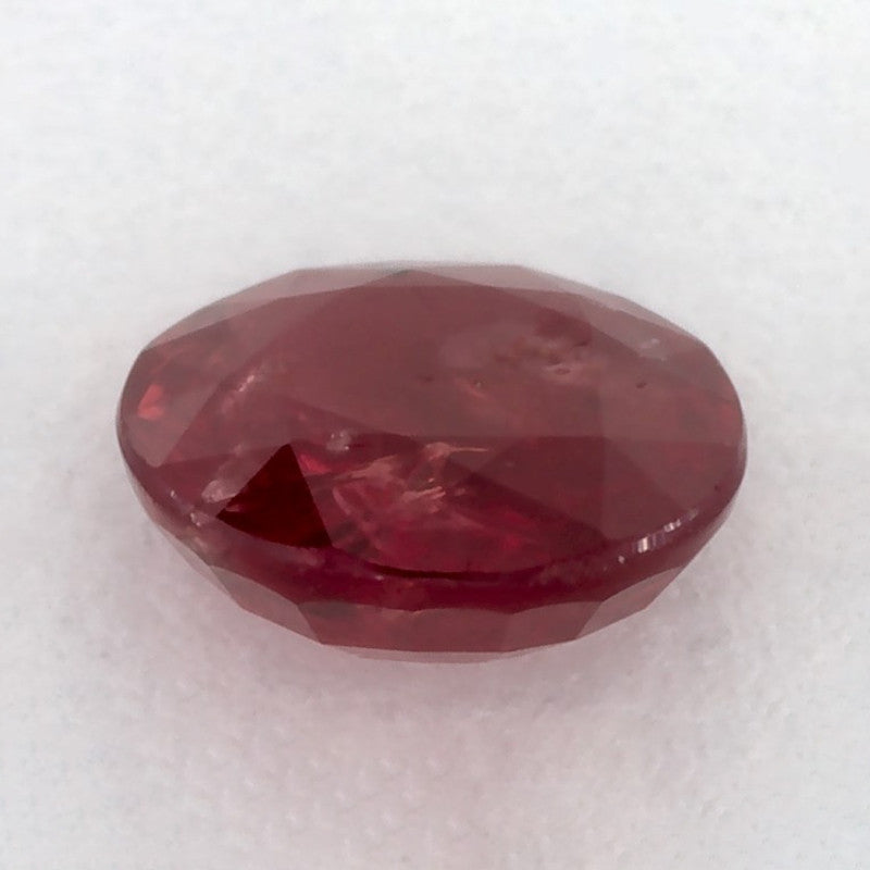 0.91 Carat Round Natural Red Ruby
