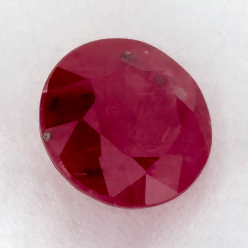 0.93 Carat Round Natural Red Ruby