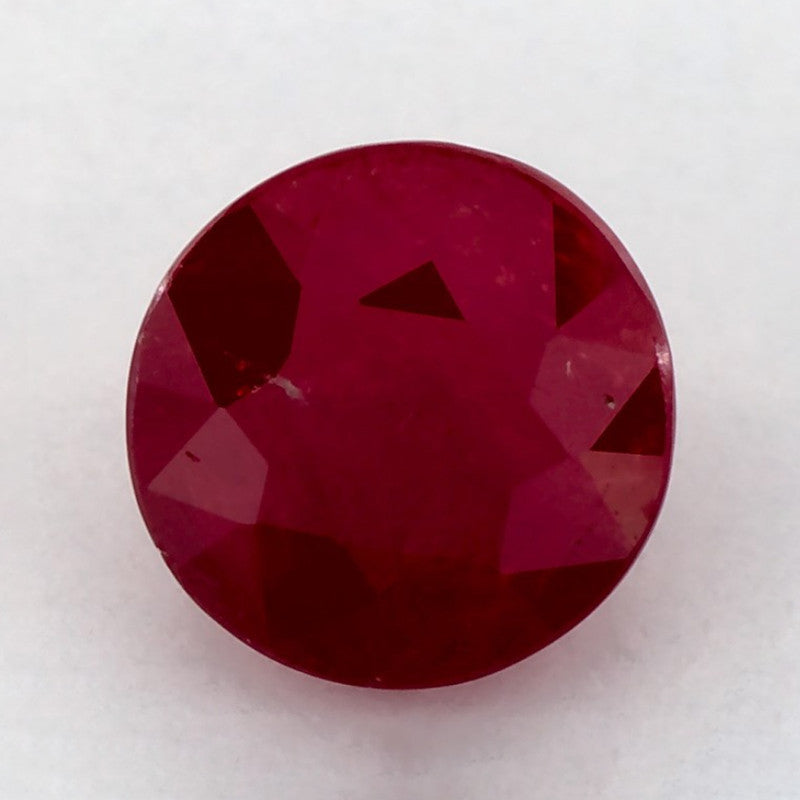 1.46 Carat Round Natural Red Ruby