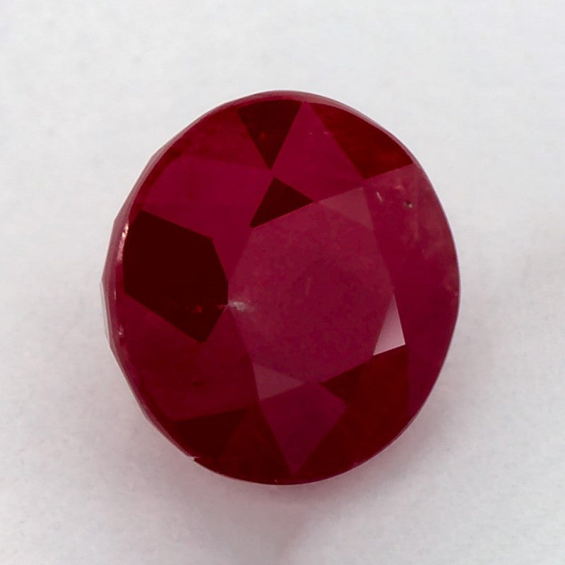 1.46 Carat Round Natural Red Ruby