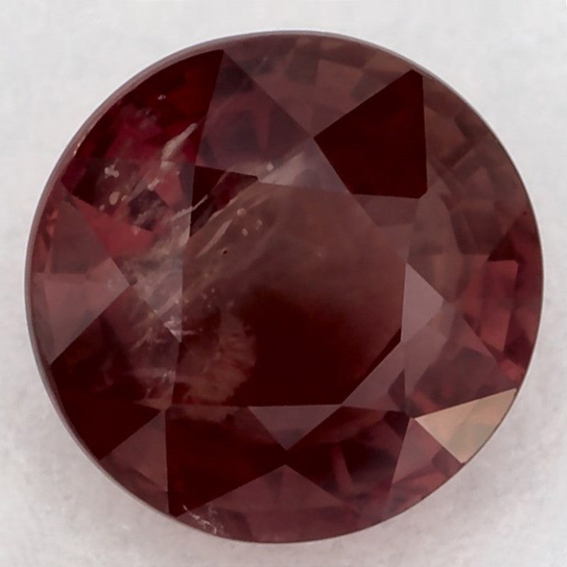 0.99 Carat Round Natural Red Ruby