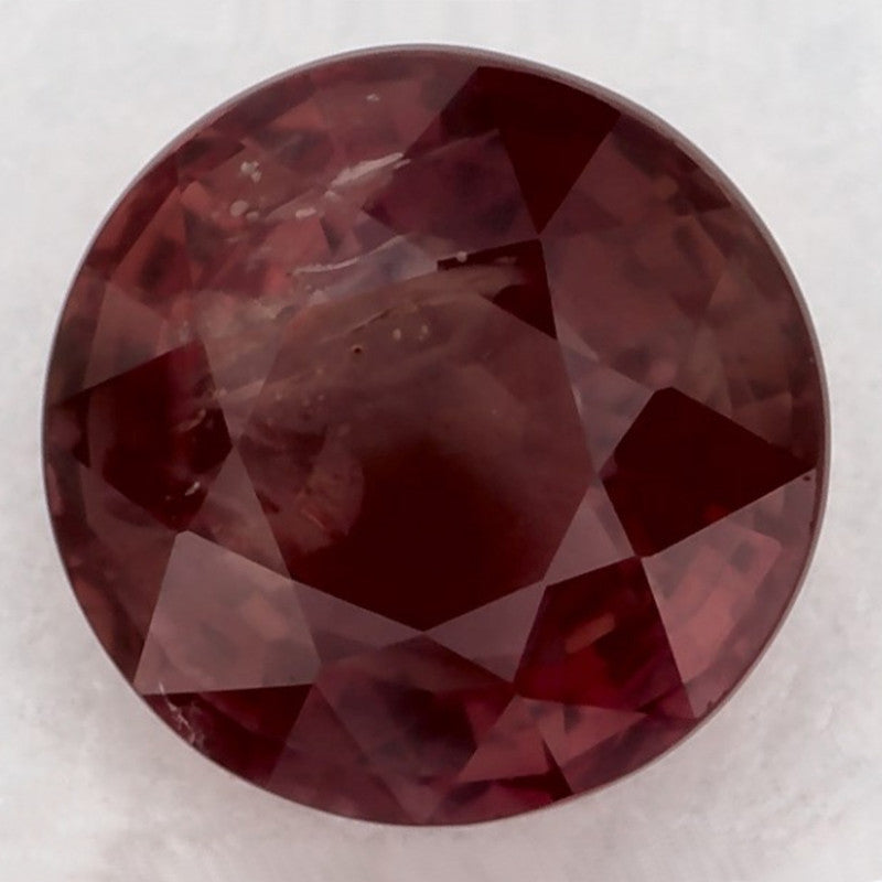0.99 Carat Round Natural Red Ruby