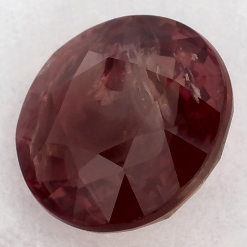 0.99 Carat Round Natural Red Ruby