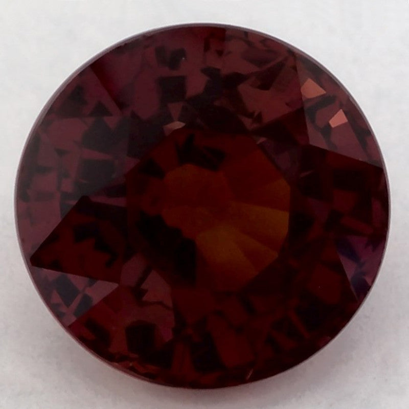 1.25 Carat Round Natural Red Ruby