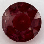 1.66 Carat Round Natural Red Ruby