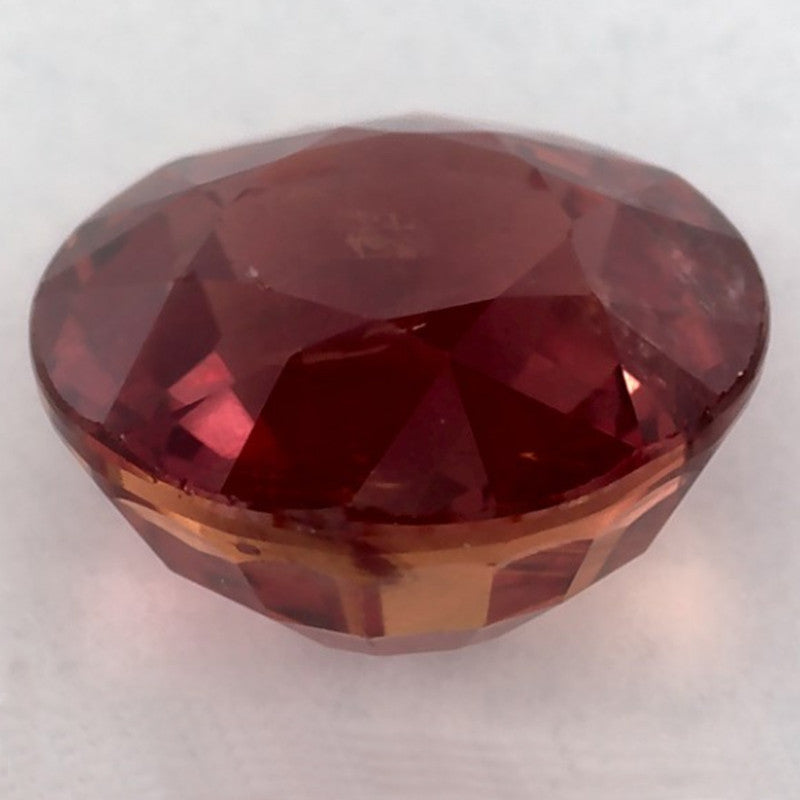 1.66 Carat Round Natural Red Ruby