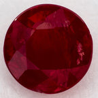 1.02 Carat Round Natural Red Ruby