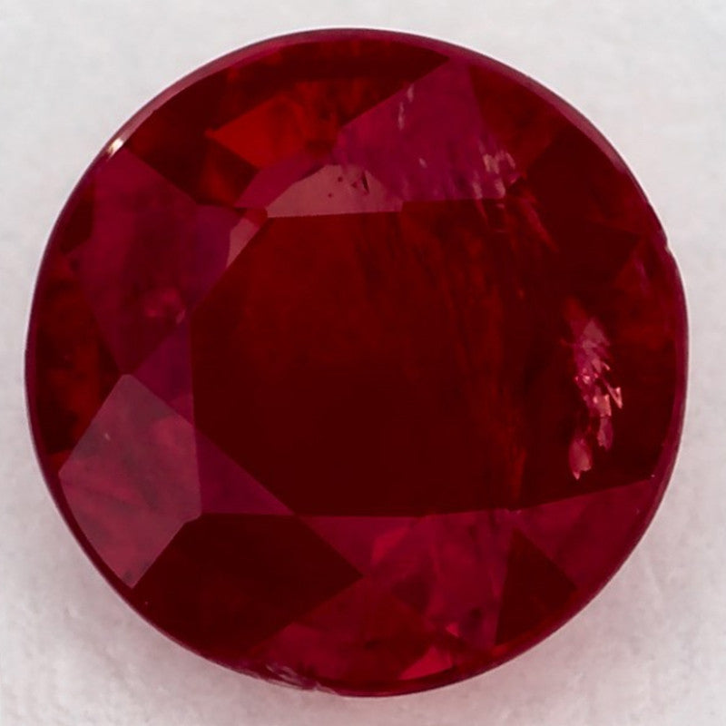 1.02 Carat Round Natural Red Ruby
