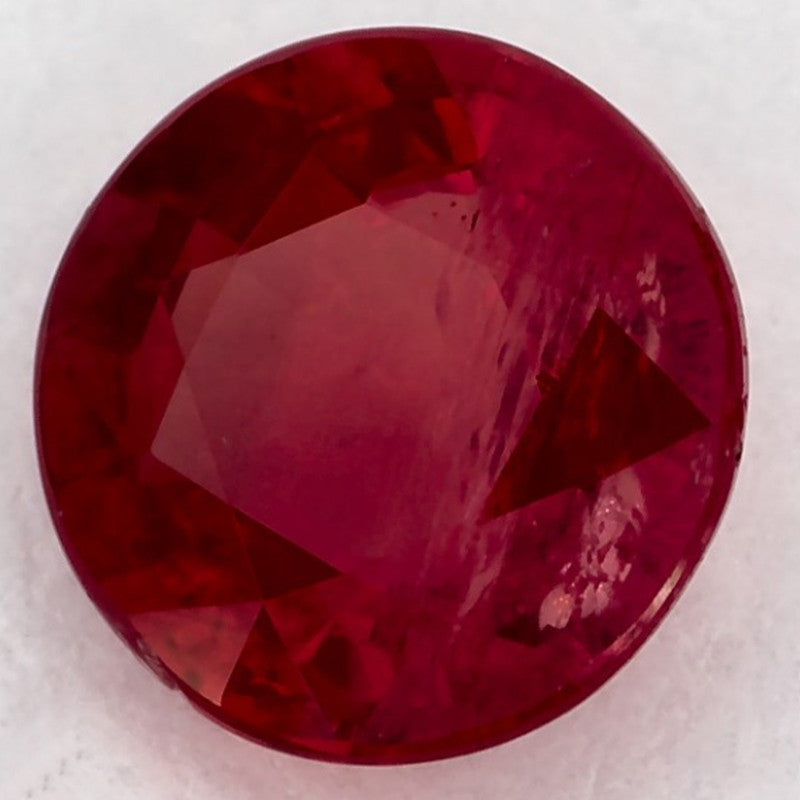 1.02 Carat Round Natural Red Ruby