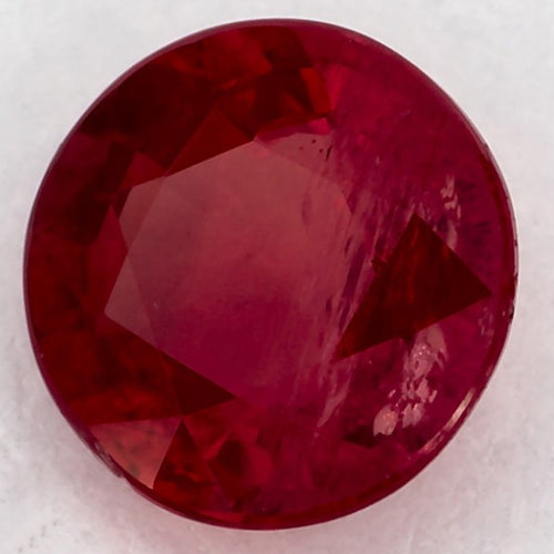 1.02 Carat Round Natural Red Ruby