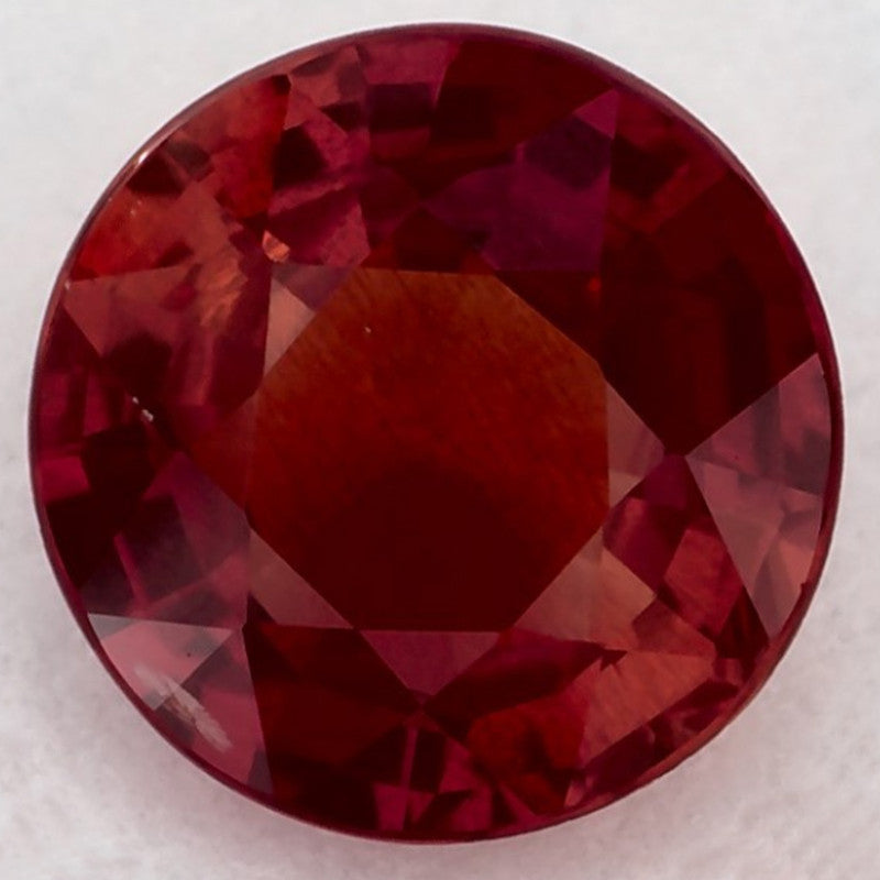 1.03 Carat Round Natural Red Ruby