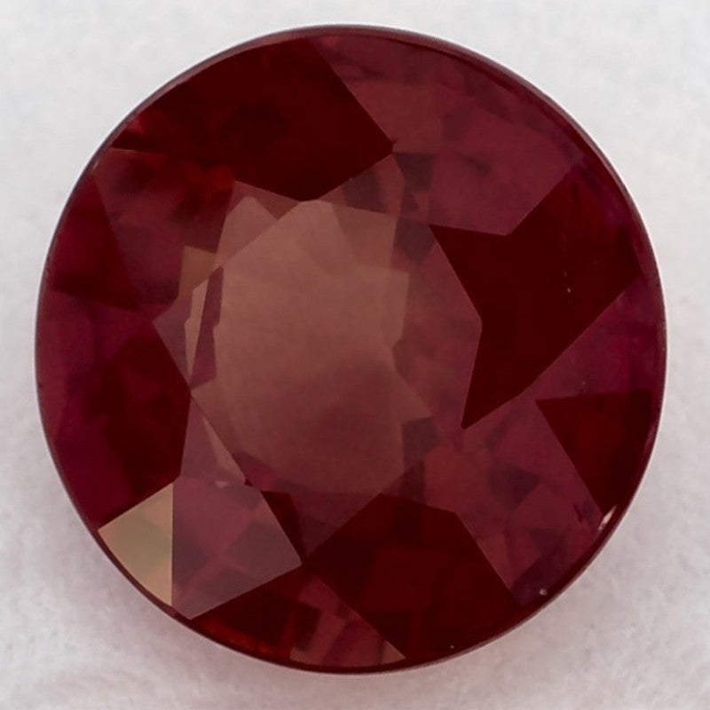1.16 Carat Round Natural Red Ruby