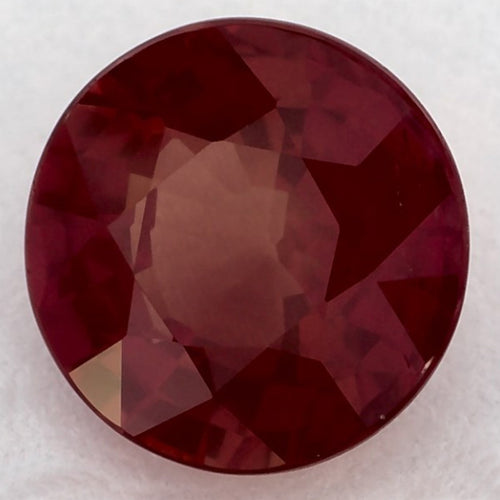 1.16 Carat Round Natural Red Ruby