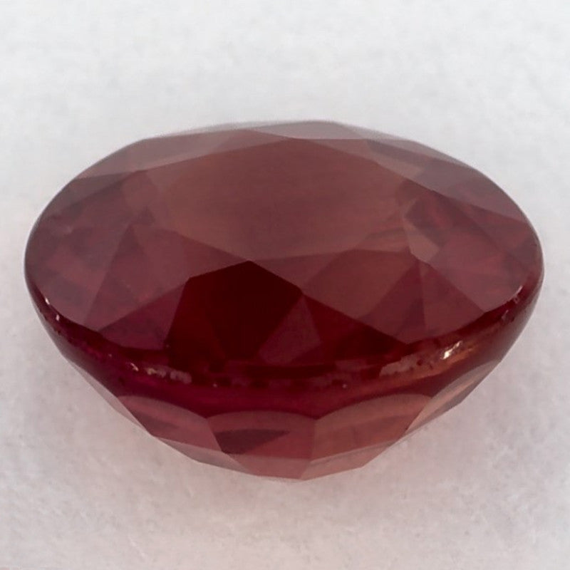 1.16 Carat Round Natural Red Ruby