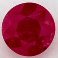 2.74 Carat Round Natural Red Ruby