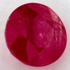 2.74 Carat Round Natural Red Ruby
